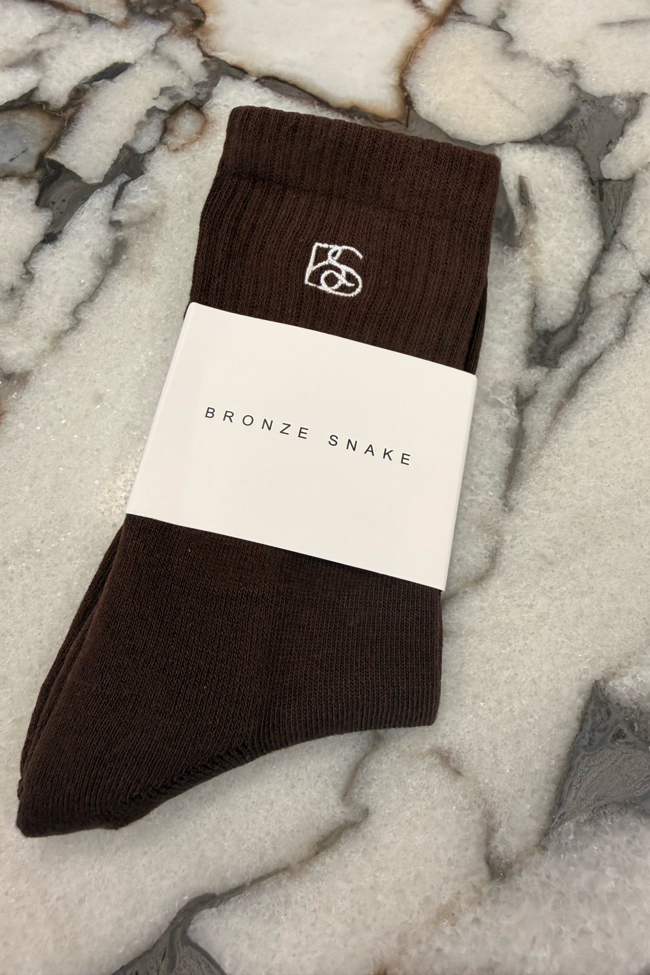Combed Cotton Sock Choc