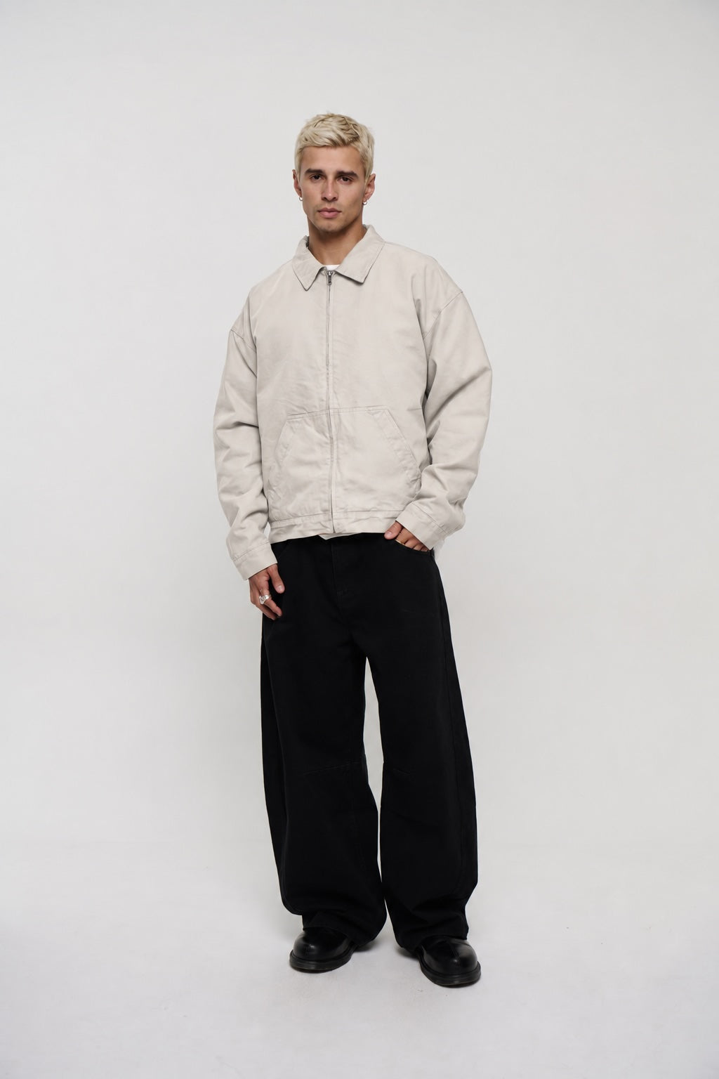 Collar Lined Jacket Ivory