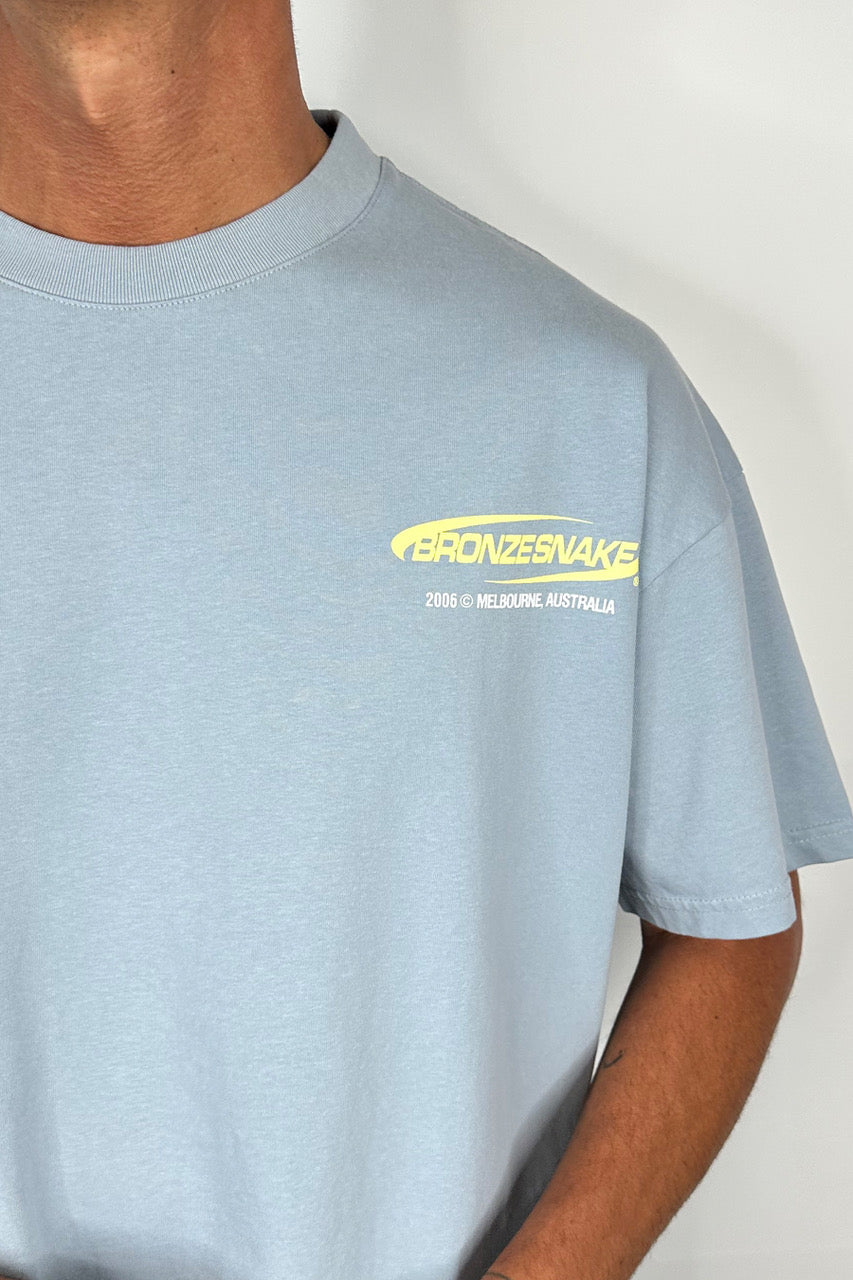 Bronze Snake Classic Tee Blue