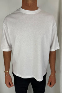 Jakey Soft Cotton Tee White