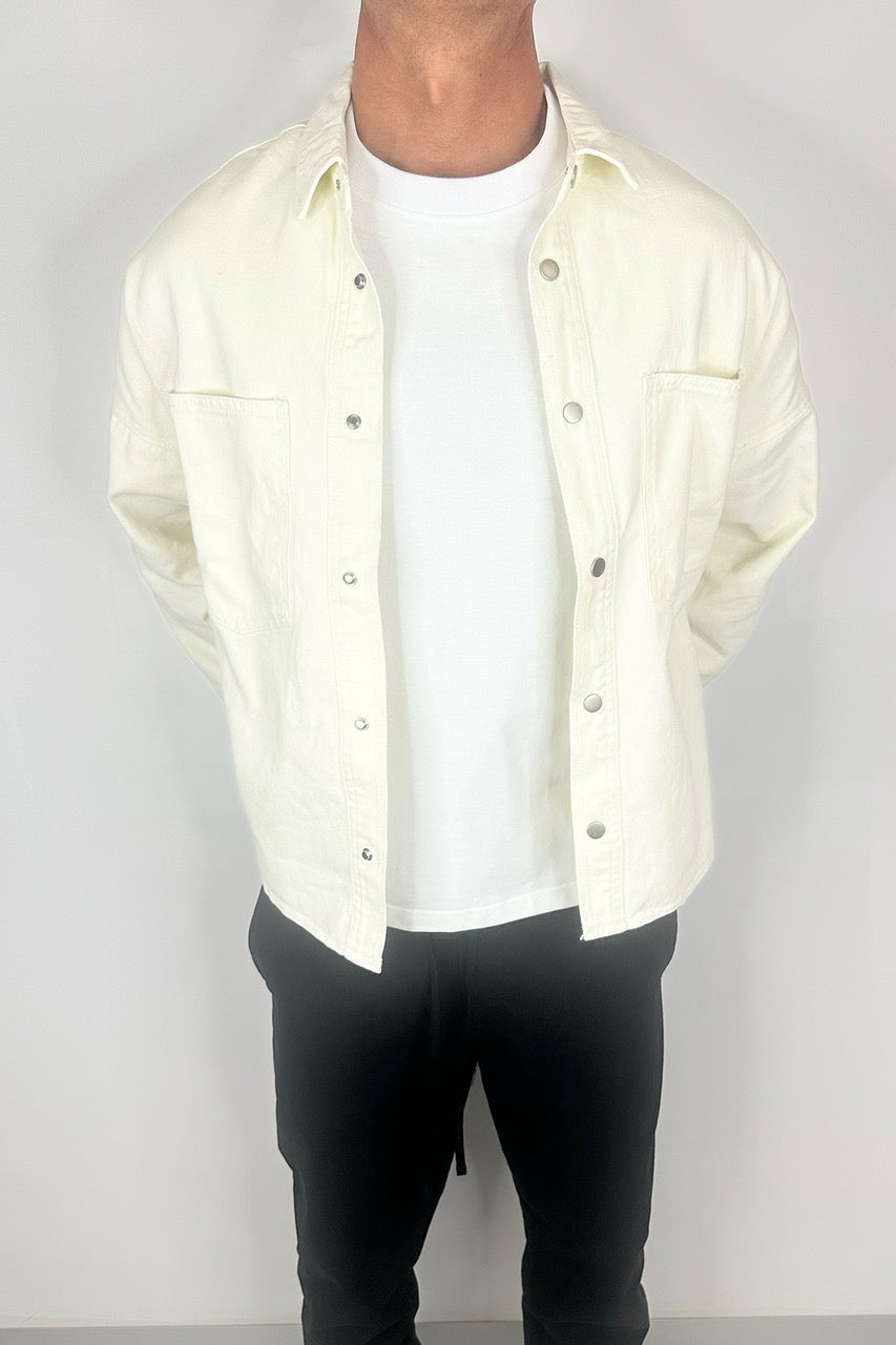 Heavyweight Denim Shirt Ivory