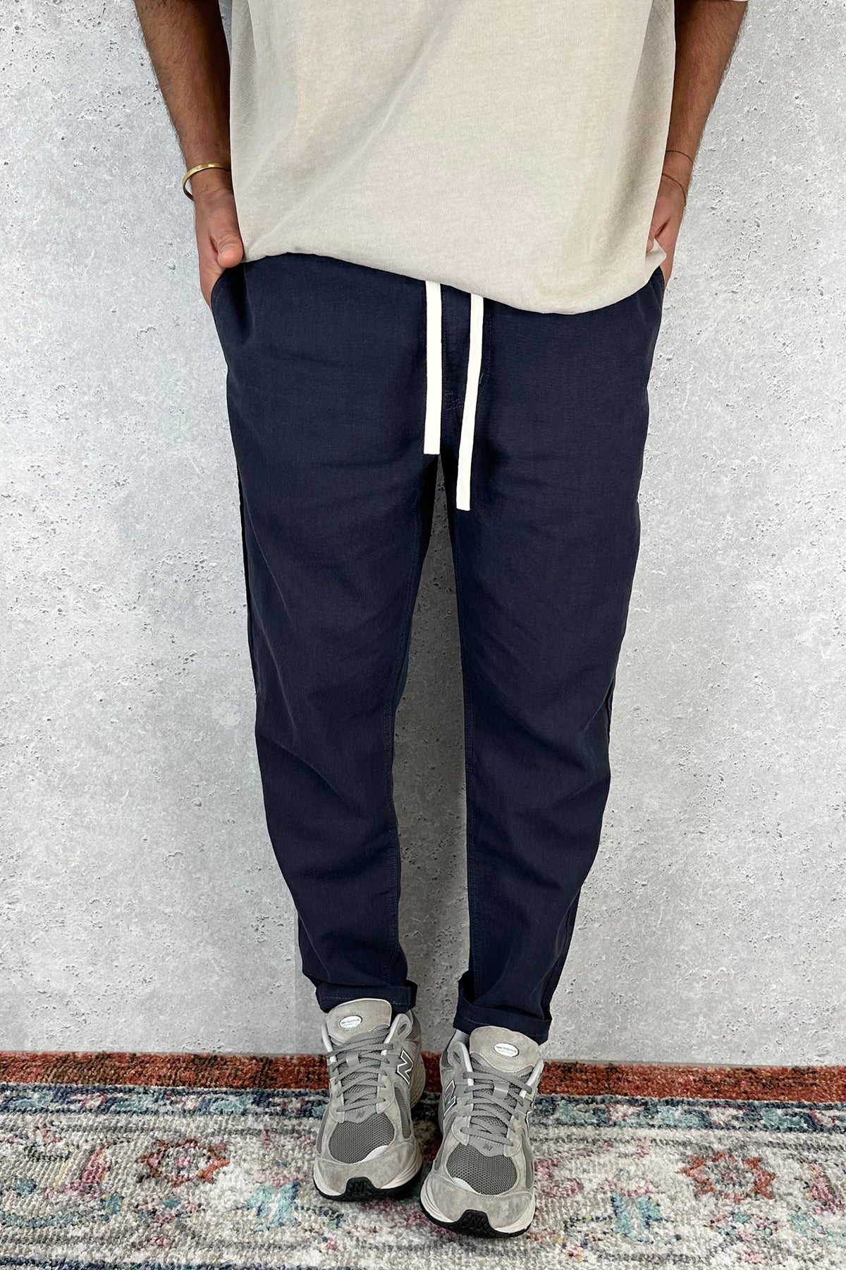 NTH Linen Pant Navy