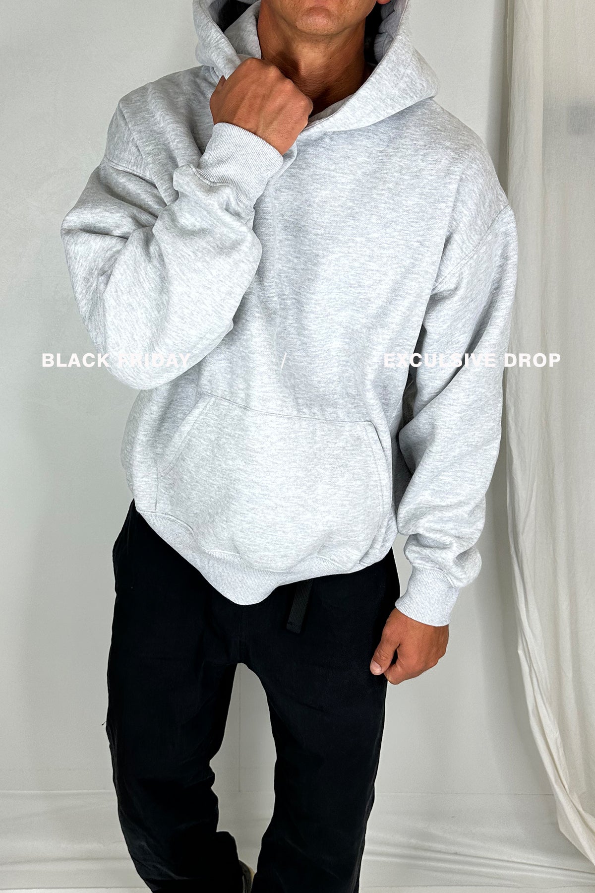 Roman Oversize Hoodie Grey