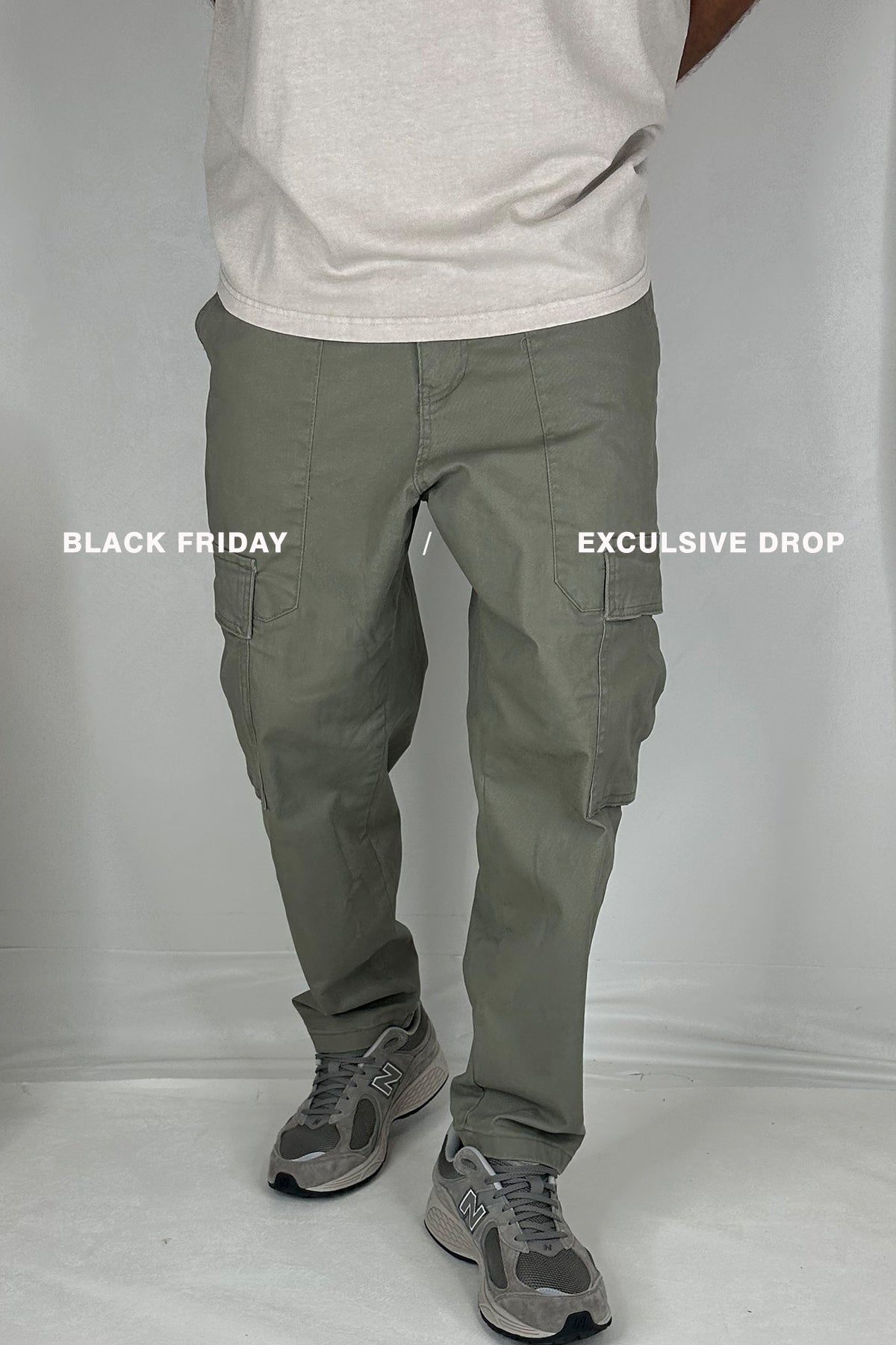 Damien Drop Cargo Pant Khaki