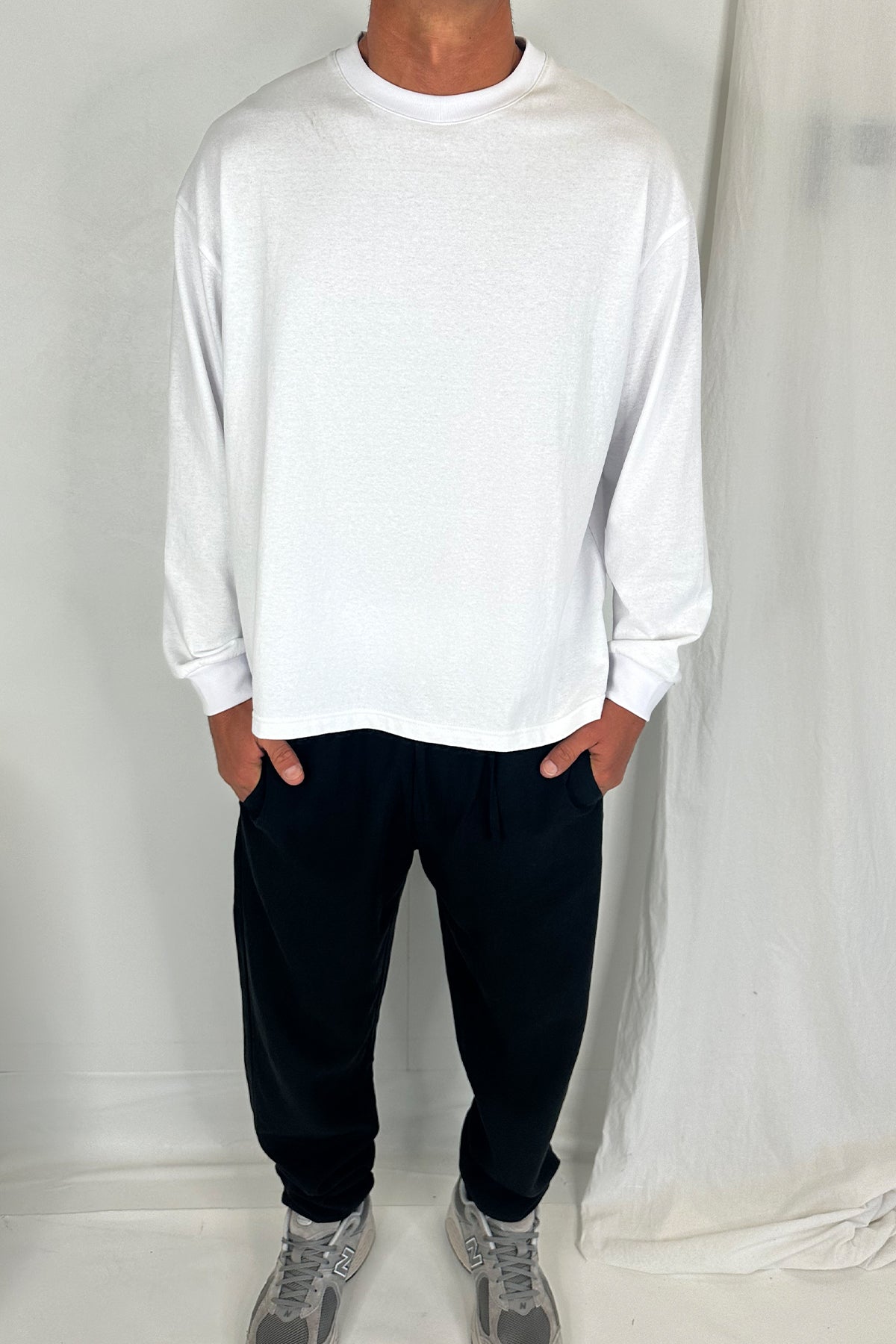 Jakey Soft Cotton Long Sleeve White