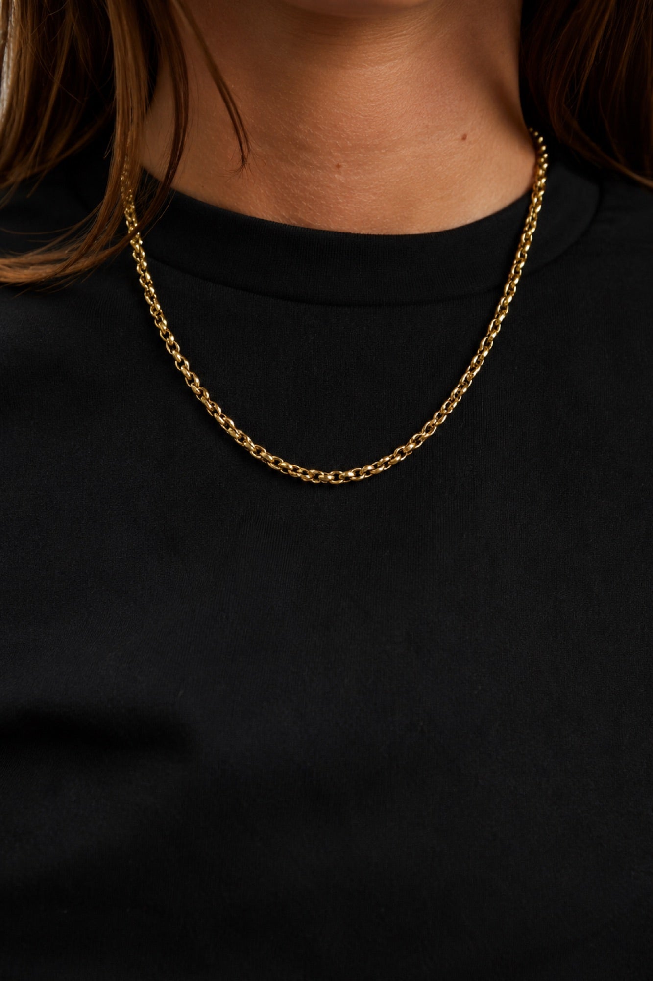 Vance Rope Necklace Gold