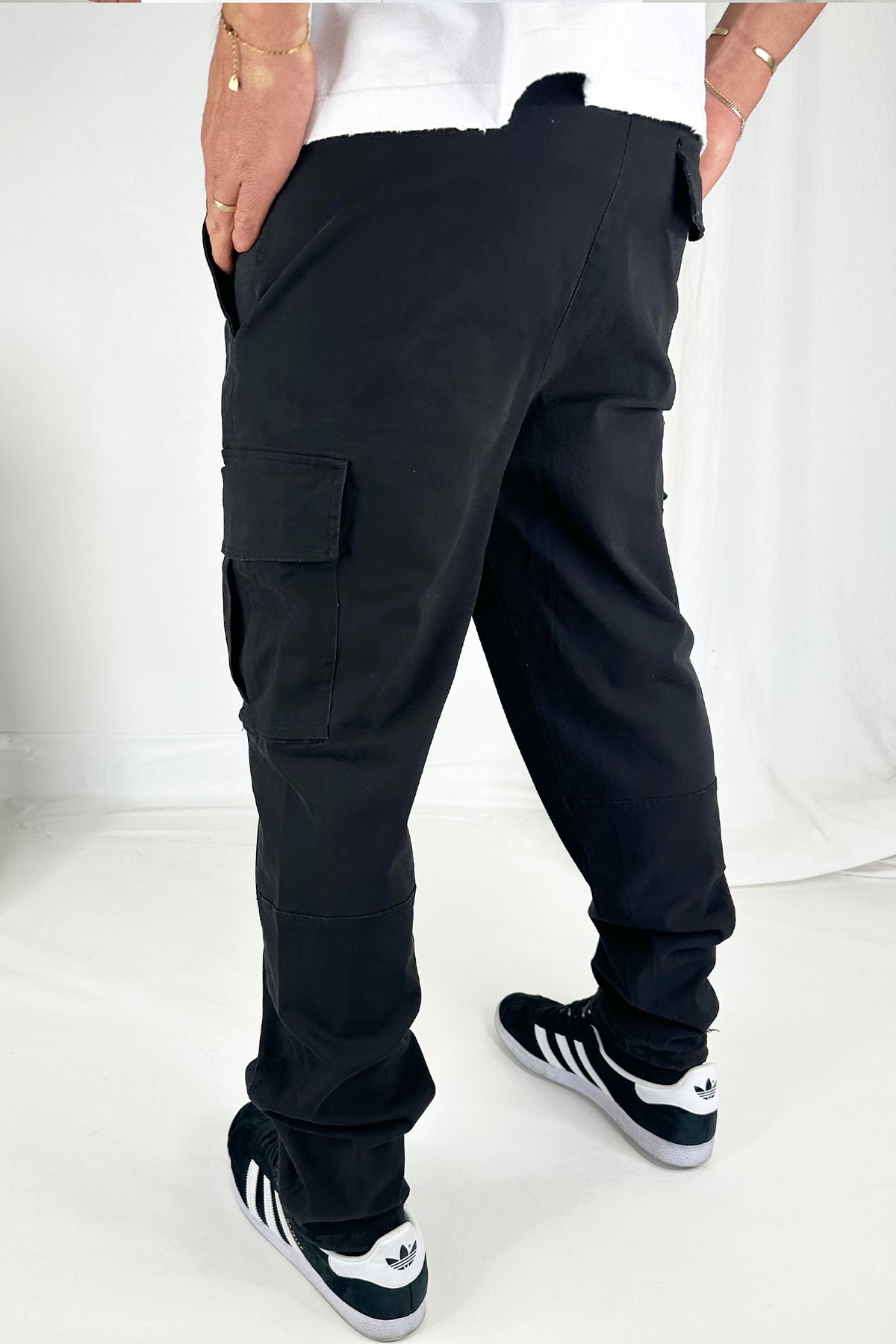 Relaxed Cargo Pant Black