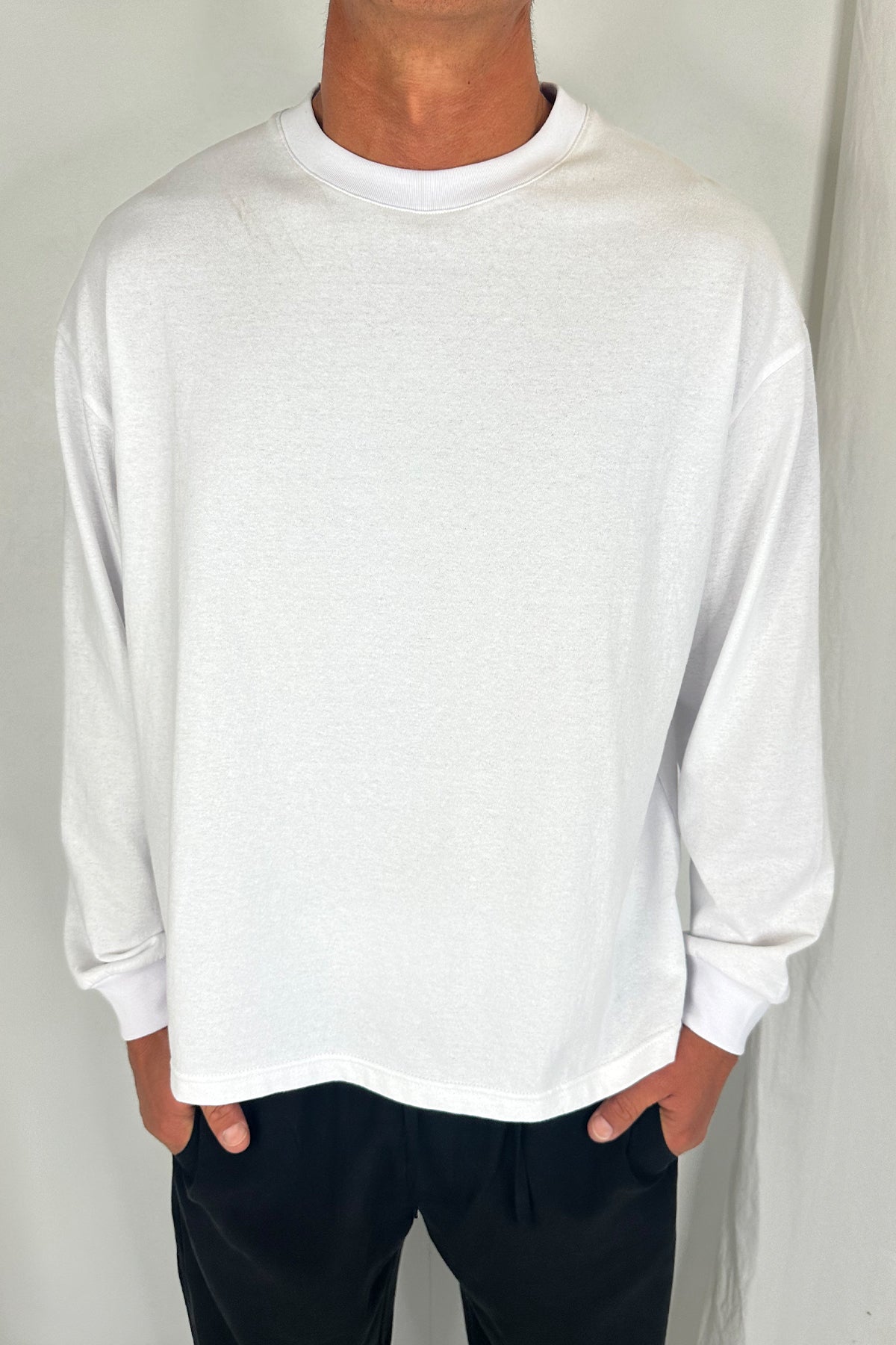 Jakey Soft Cotton Long Sleeve White