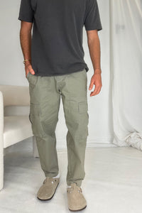 Damien Drop Cargo Pant Khaki