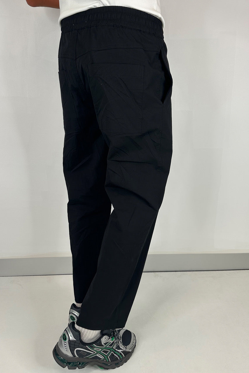 Andy Relaxed Cotton Pant Black