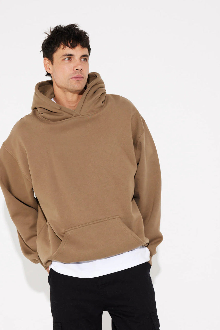 Curtis Box Hoodie Oat