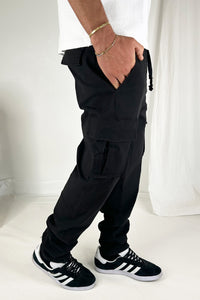 Relaxed Cargo Pant Black