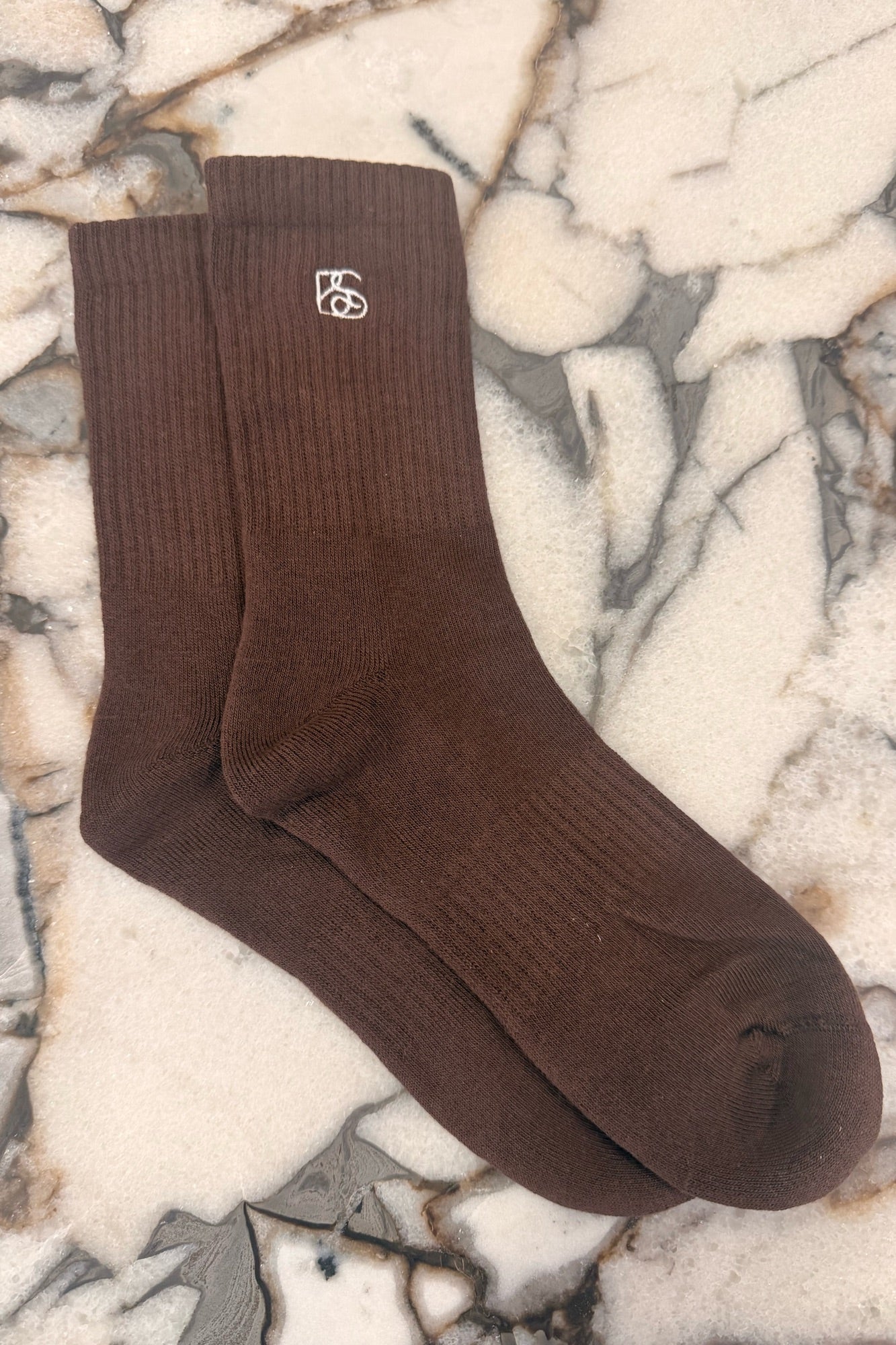 Combed Cotton Sock Choc