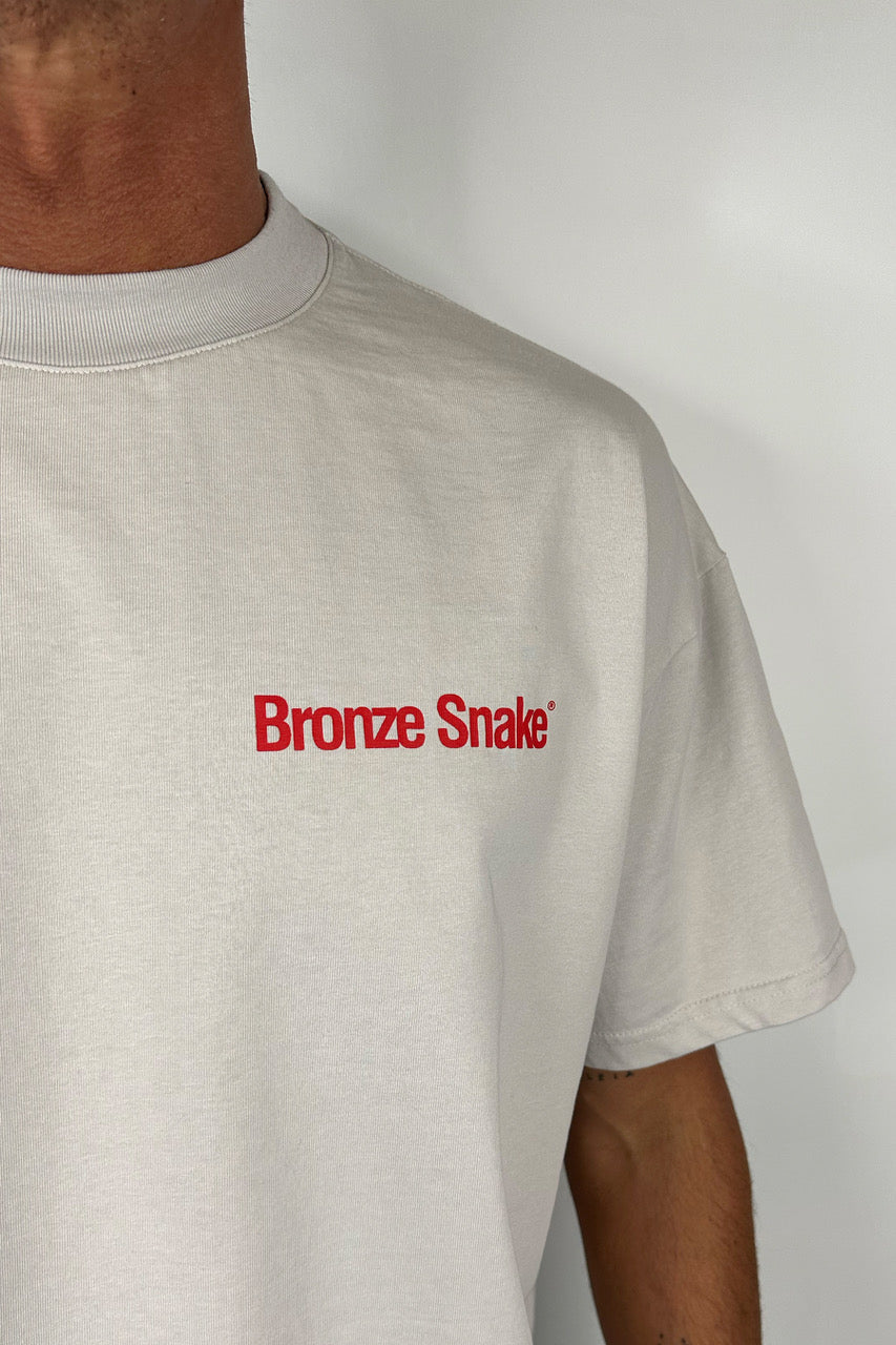Bronze Snake Melb Tee Ivory