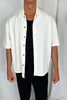 Lucas Drop Shirt Soft Texture White