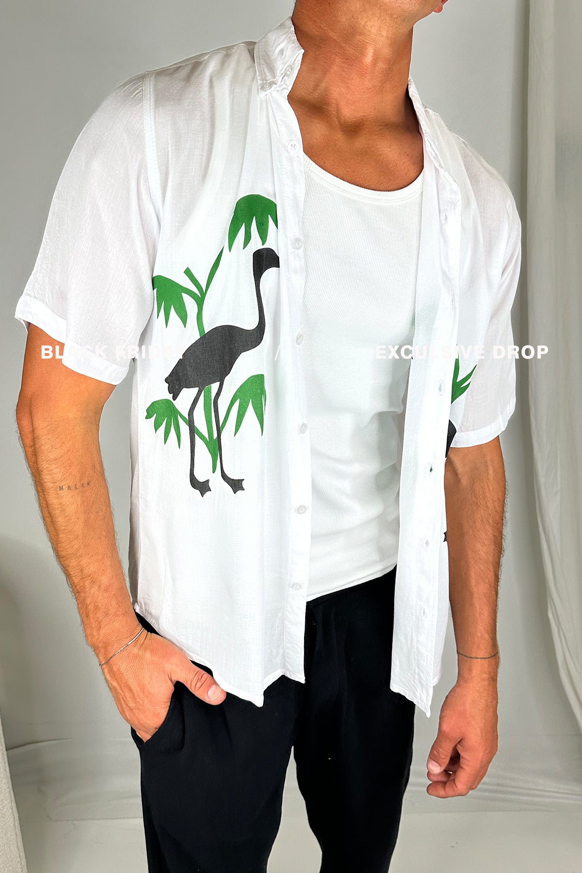 Jack Boating Shirt Flamingo