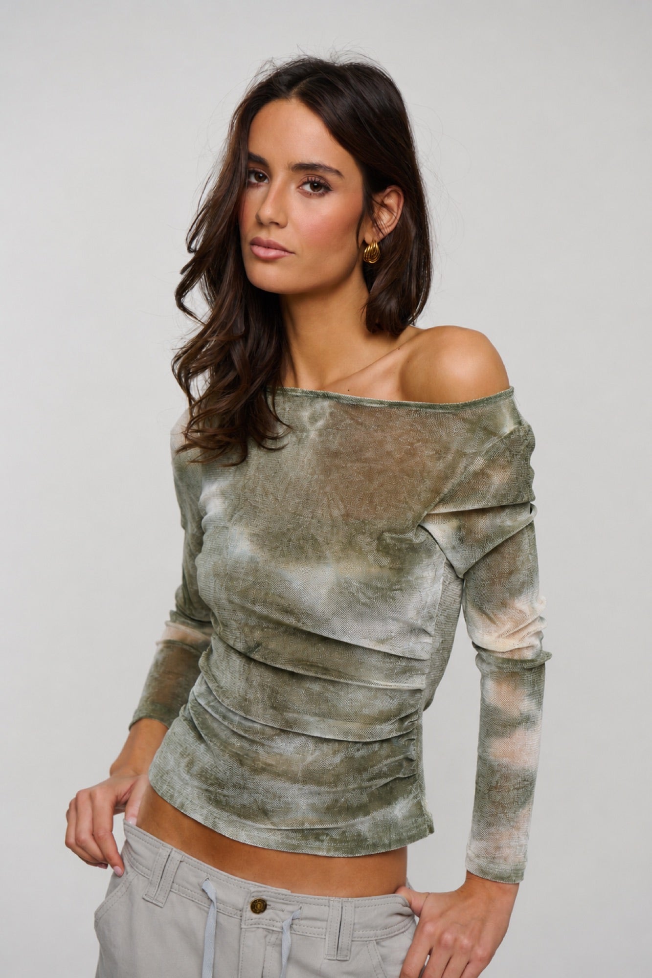 Peta Long Sleeve Olive