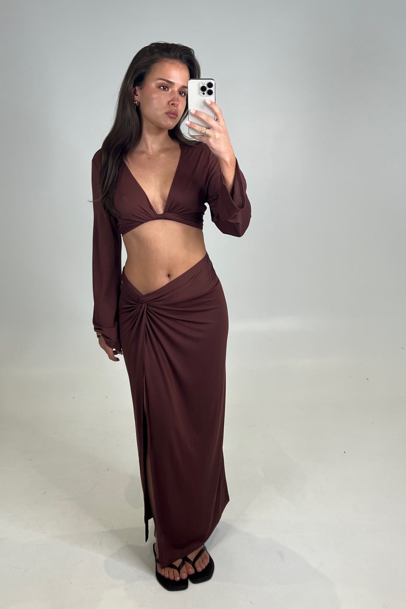 Adriana Skirt Chocolate
