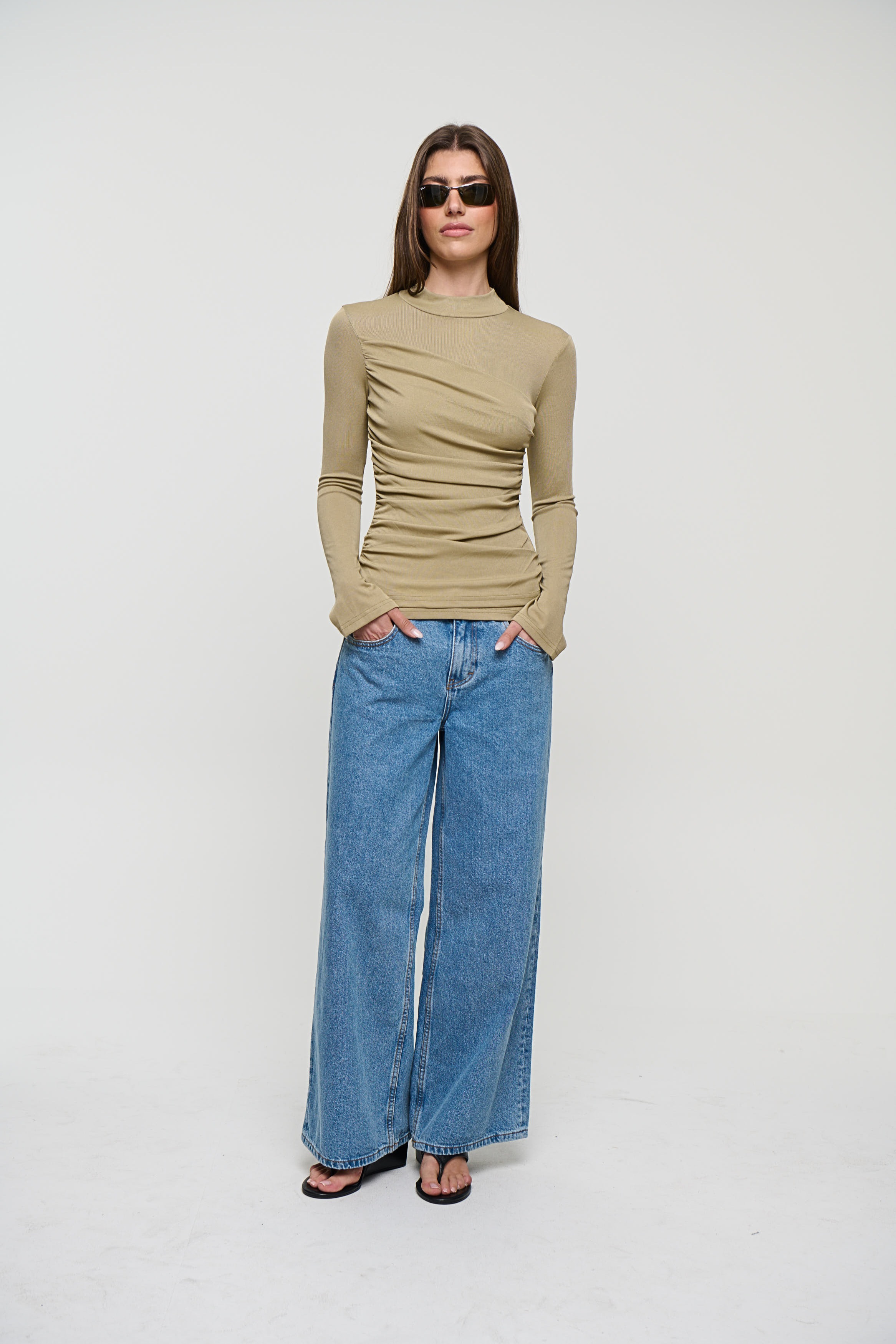 Andie Long Sleeve Stone