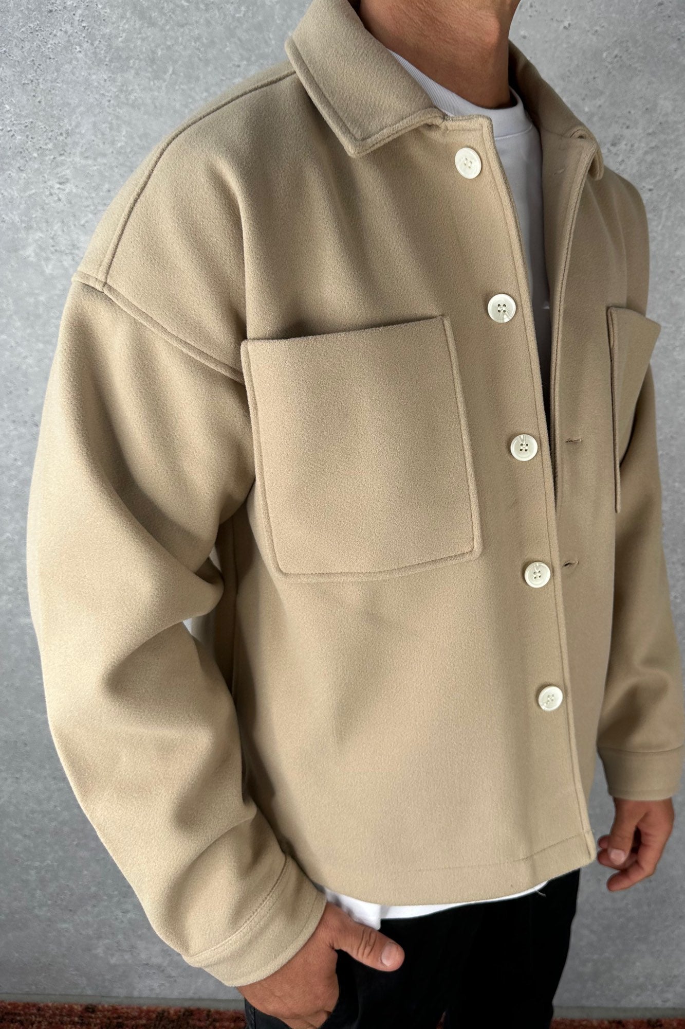 Structure Jacket Light Tan - FINAL SALE