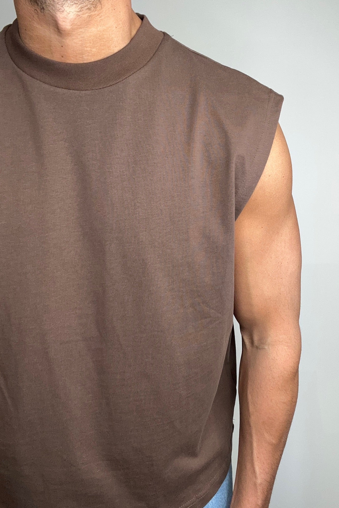 Callin Crop Tank Choc