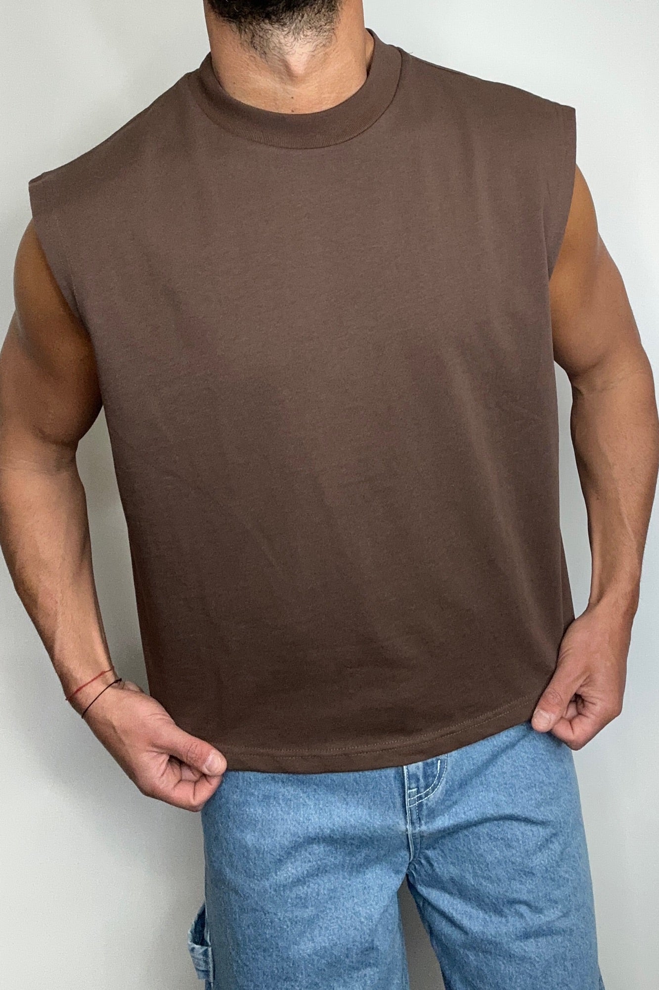 Callin Crop Tank Choc