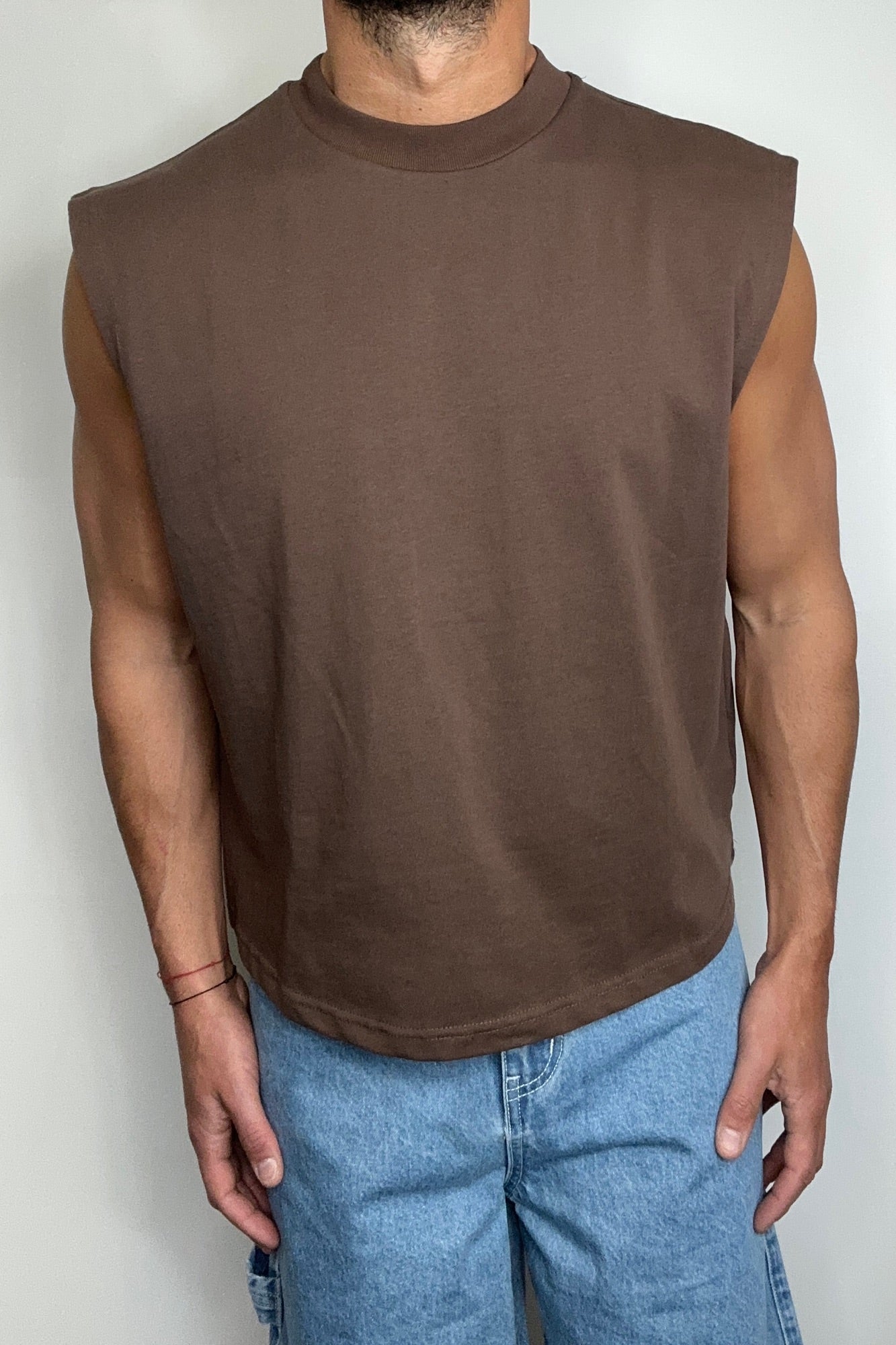 Callin Crop Tank Choc