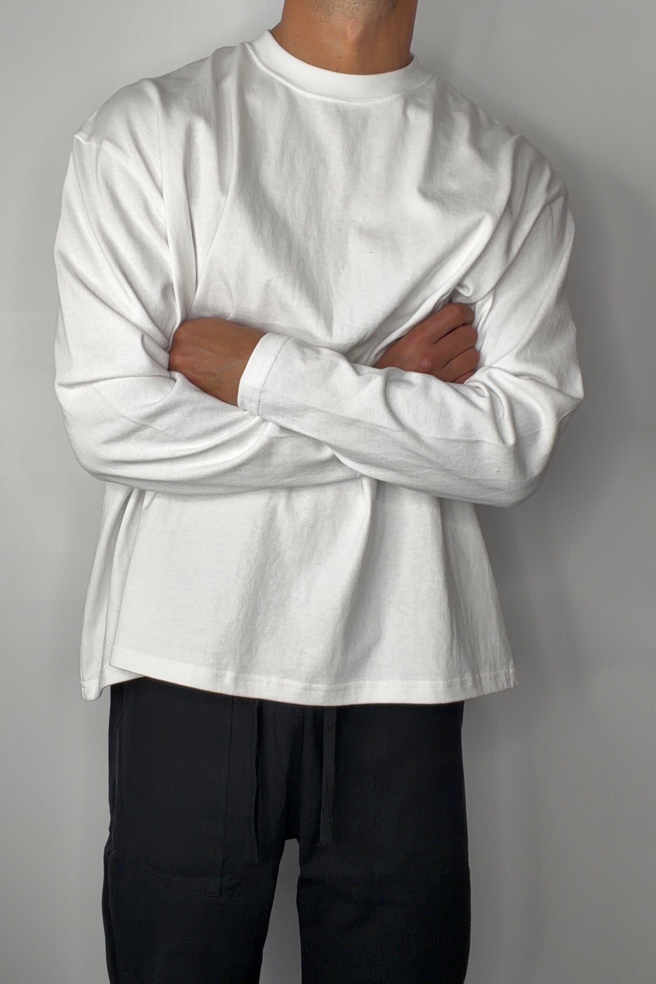 250GSM Long Sleeve White