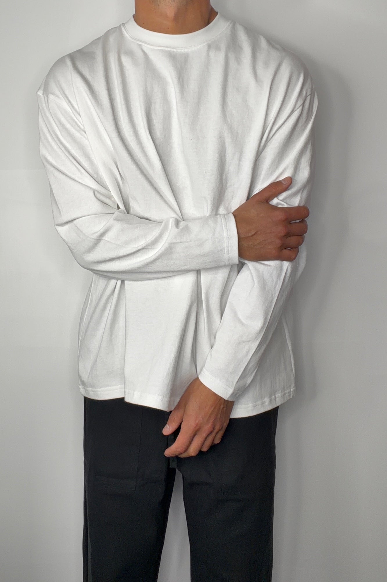 250GSM Long Sleeve White