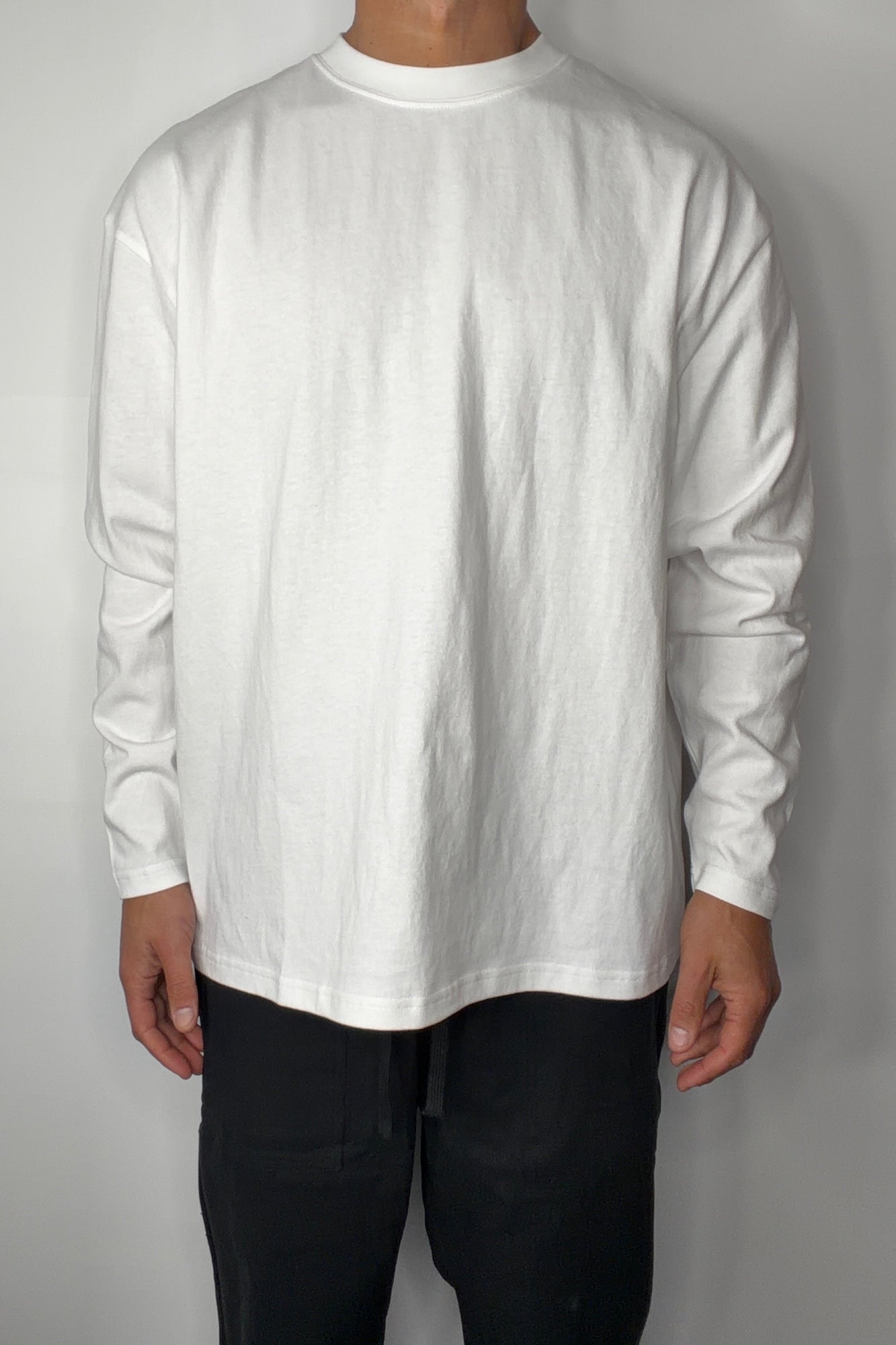 250GSM Long Sleeve White