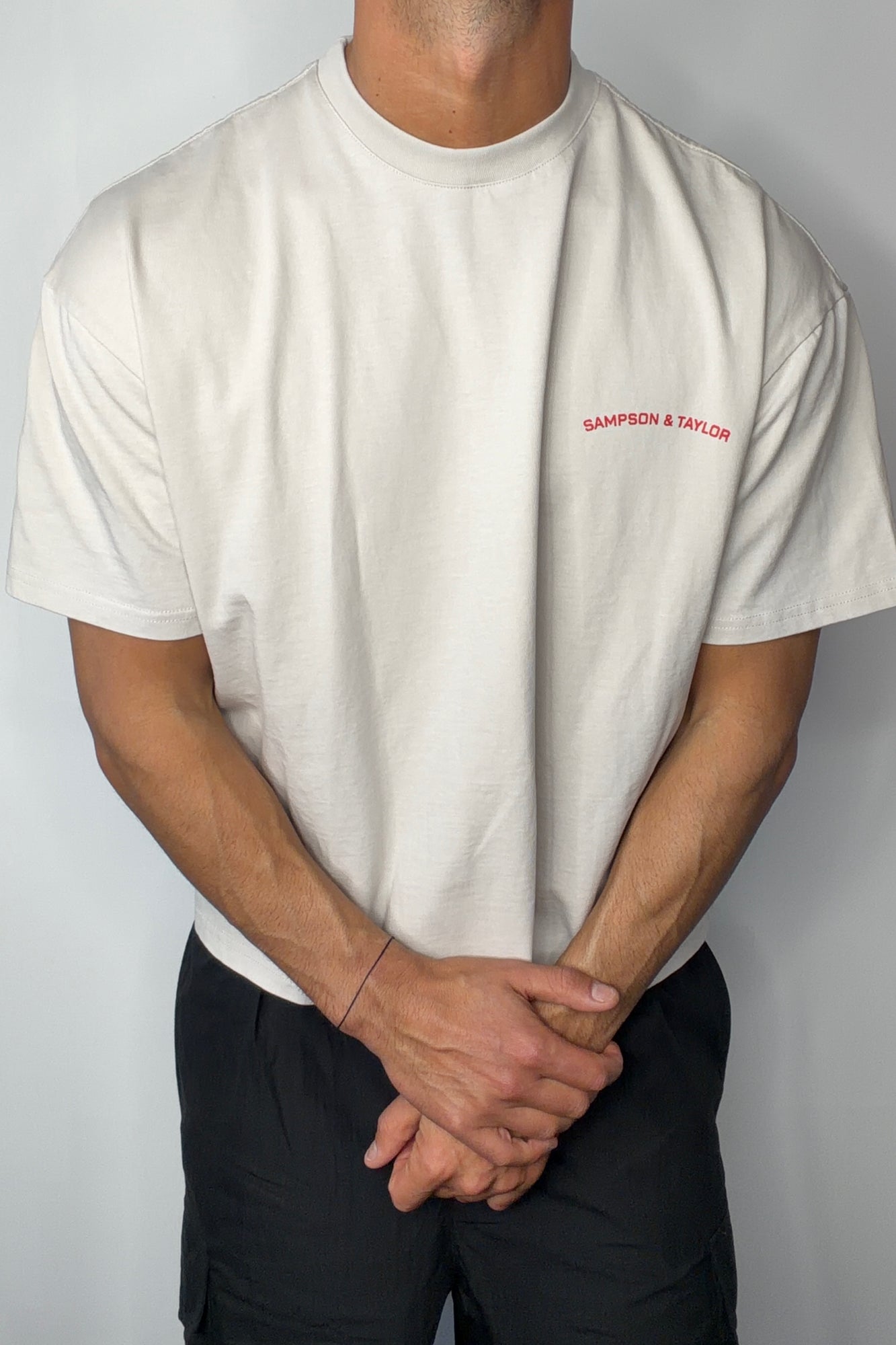 Mark Crew Logo Tee Ivory