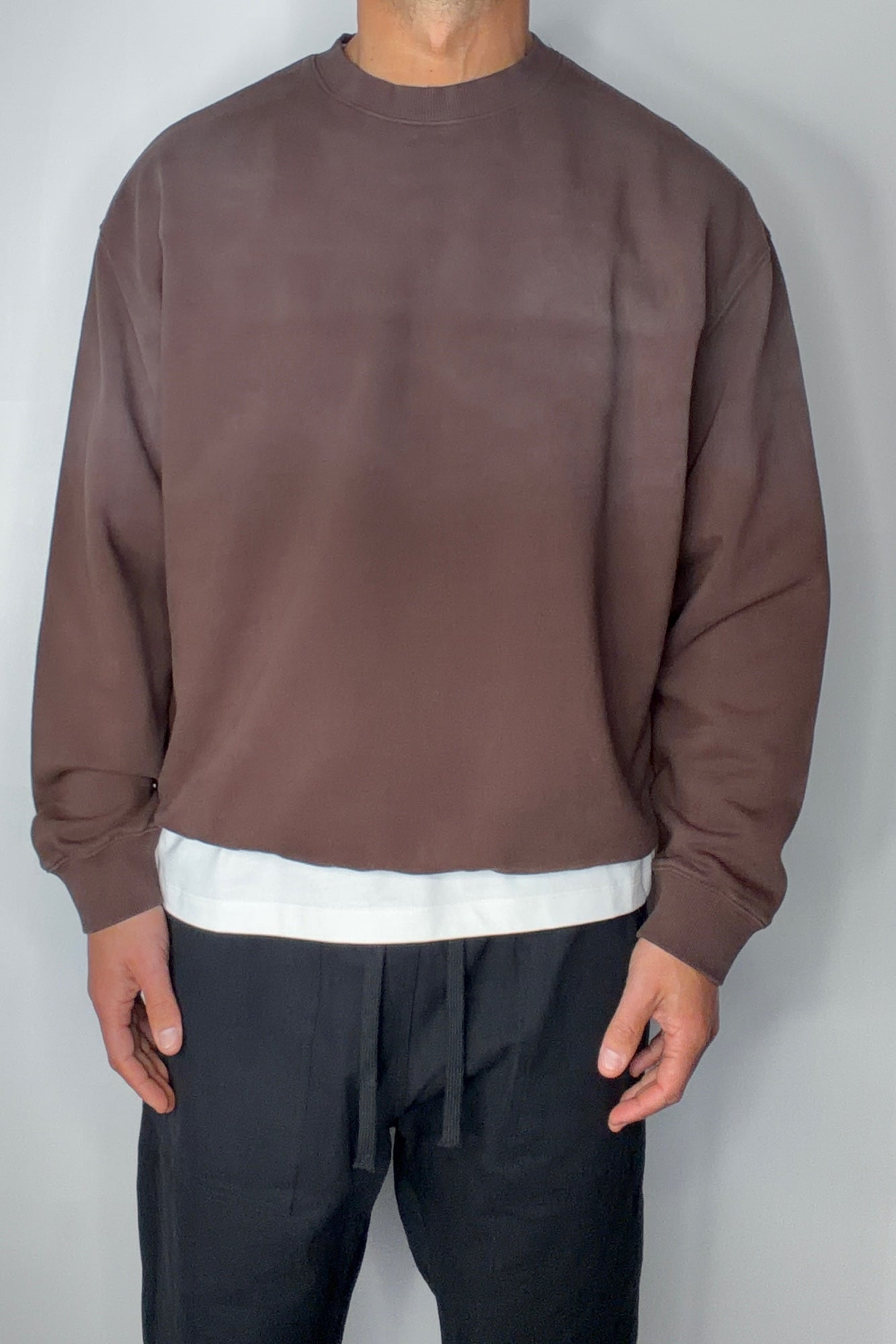 Caddy Crew Jumper Choc