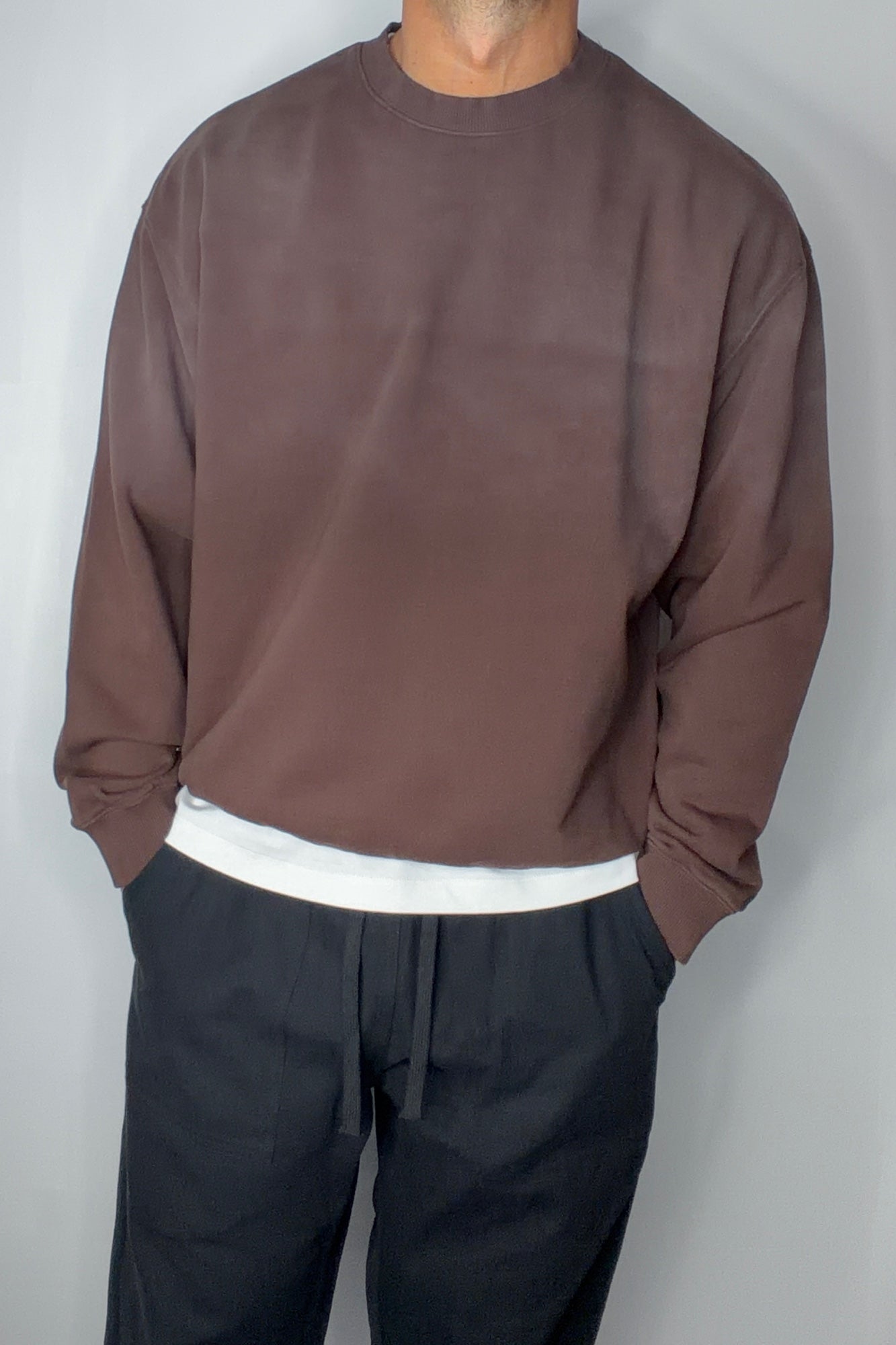 Caddy Crew Jumper Choc