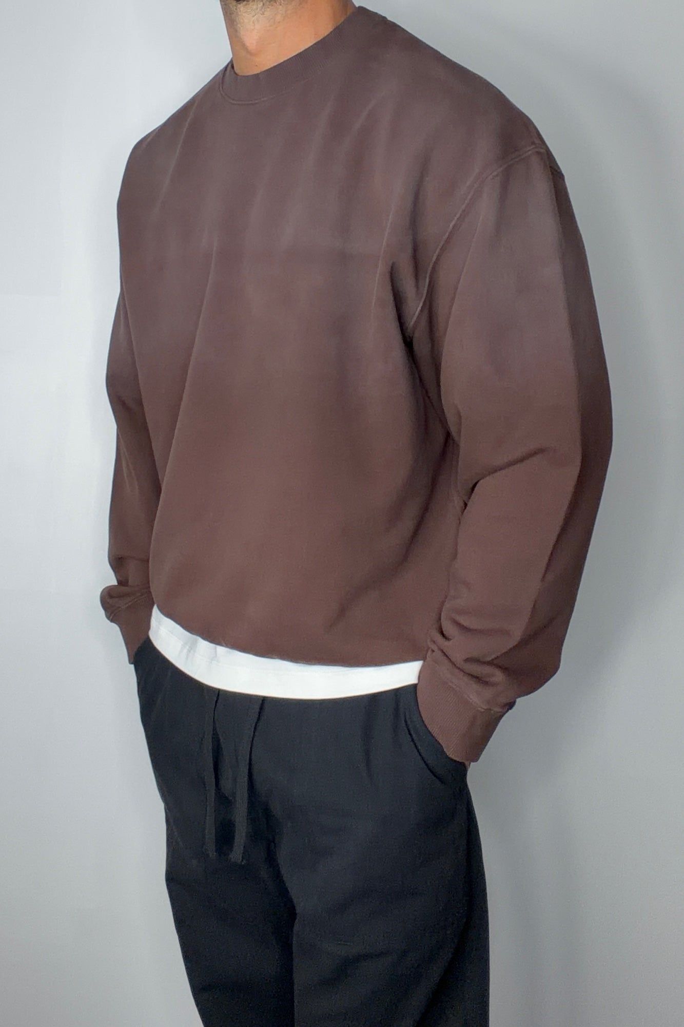 Caddy Crew Jumper Choc