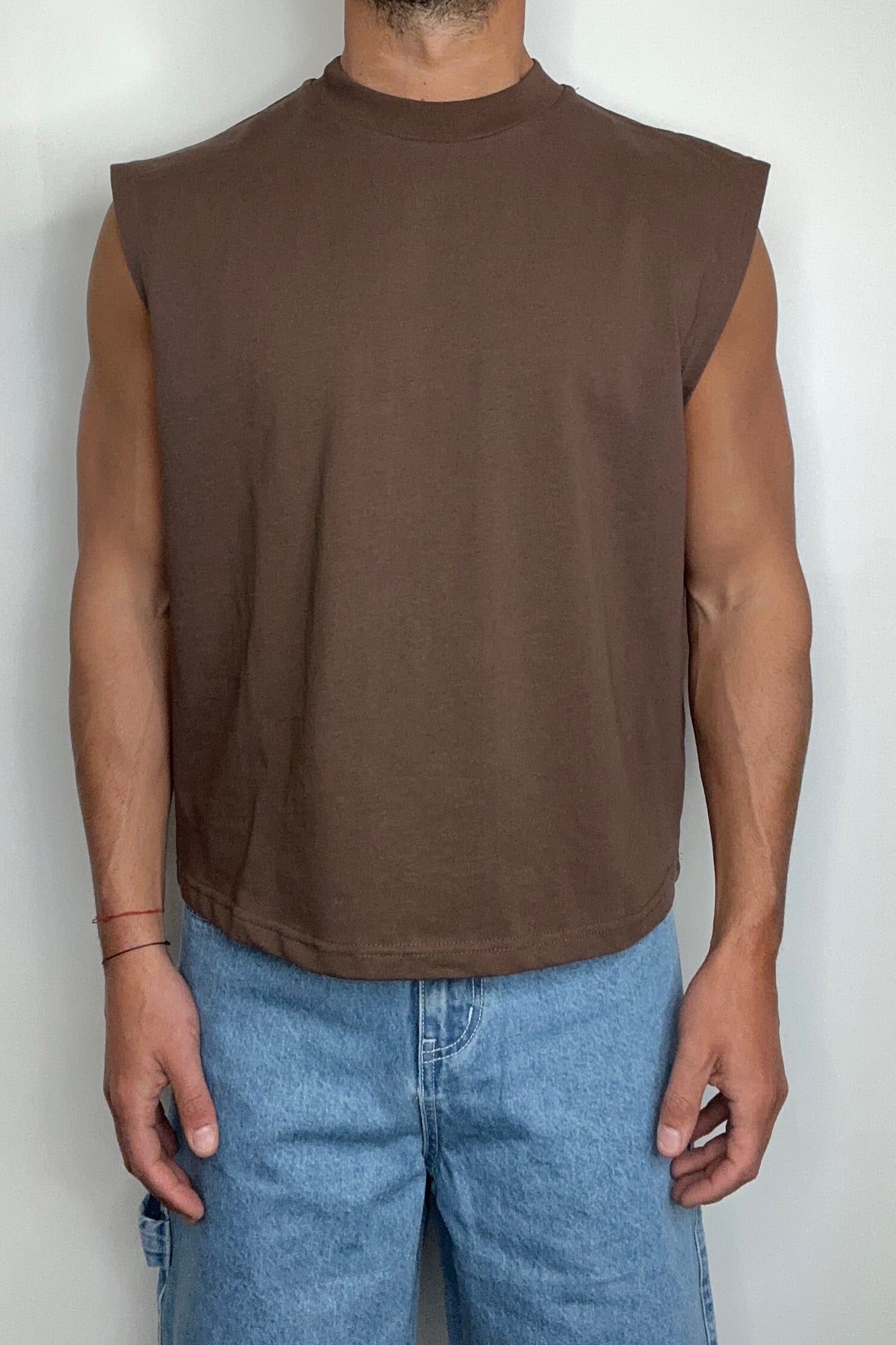 Callin Crop Tank Choc