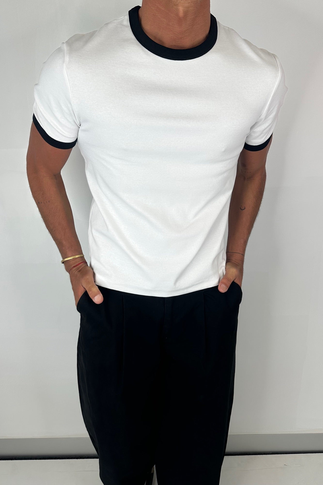 Charlie Ringer Tee White