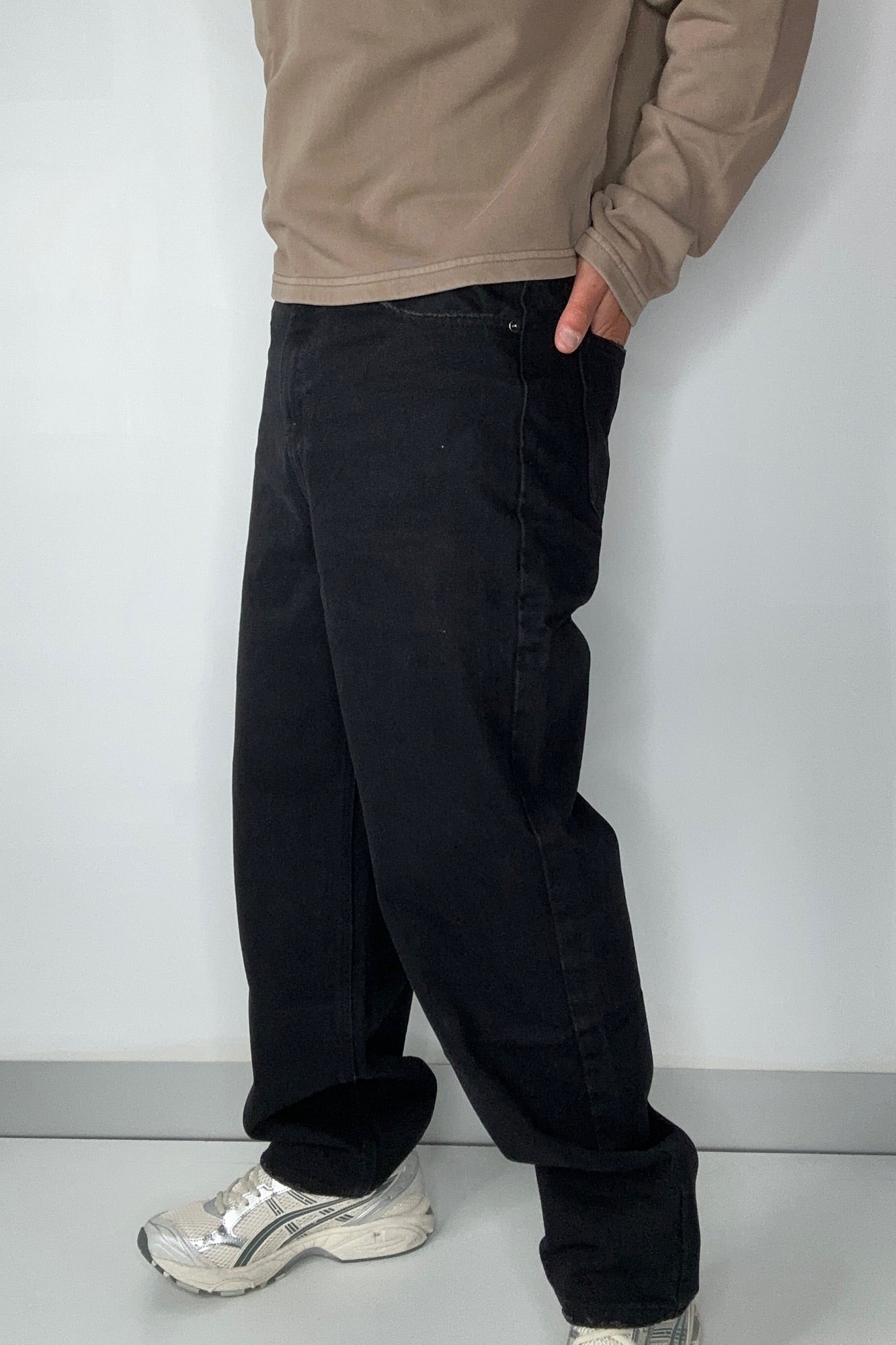 Louis Baggy Denim Black
