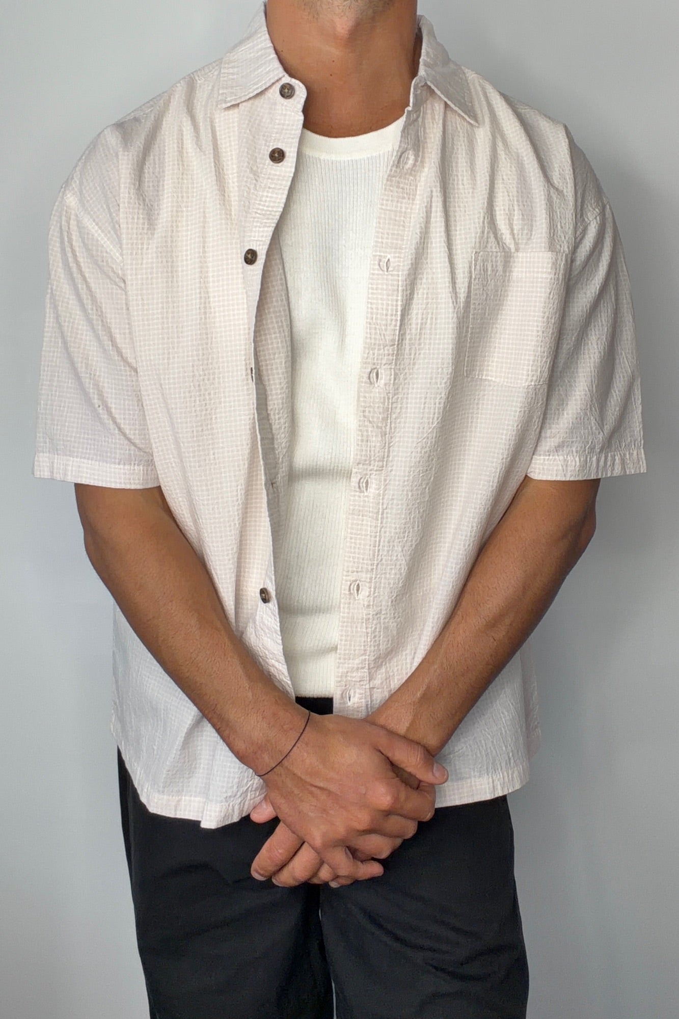 Nathaniel Drop Shirt Soft Rose