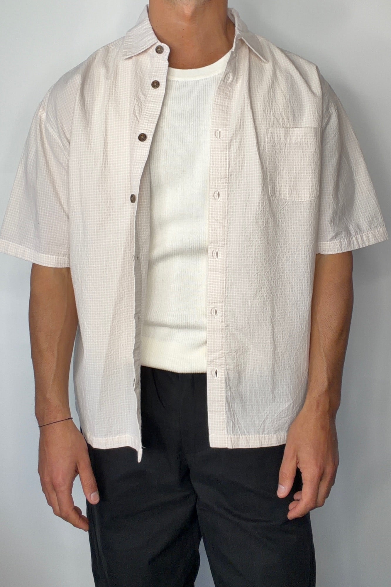 Nathaniel Drop Shirt Soft Rose