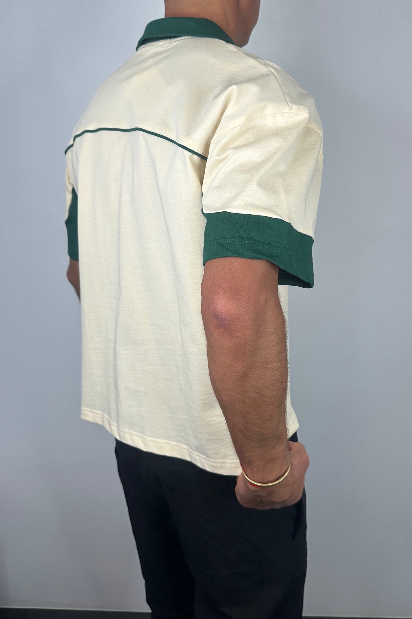 Paul Two Tone Polo Soft Yellow