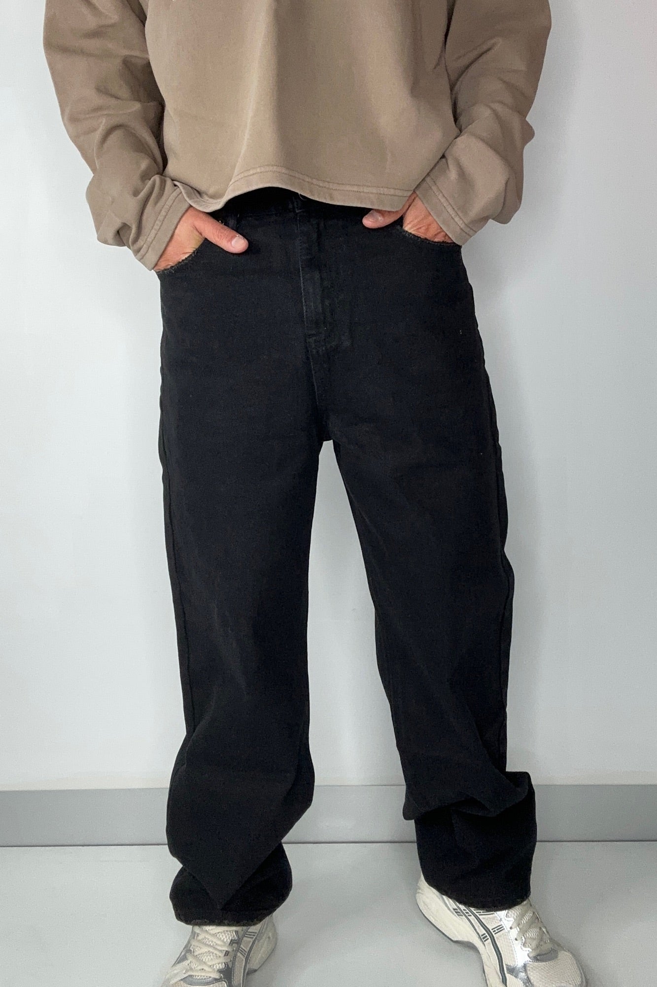 Louis Baggy Denim Black