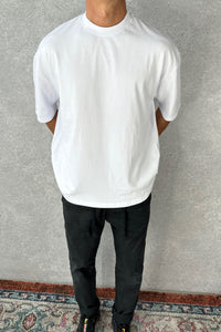 Ruben Cotton Pique Tee White