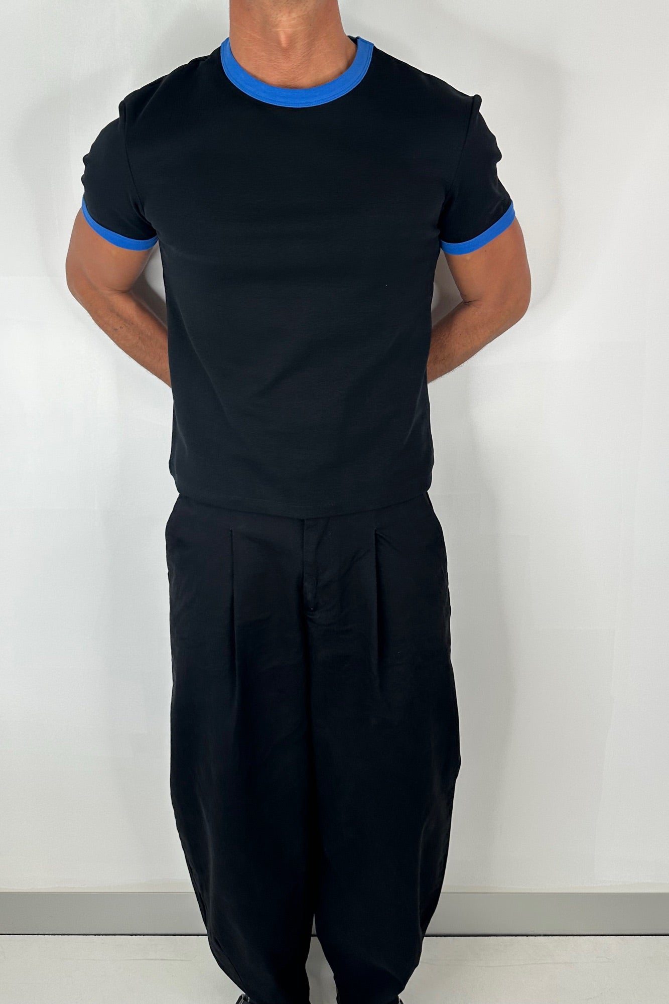 Charlie Ringer Tee Black