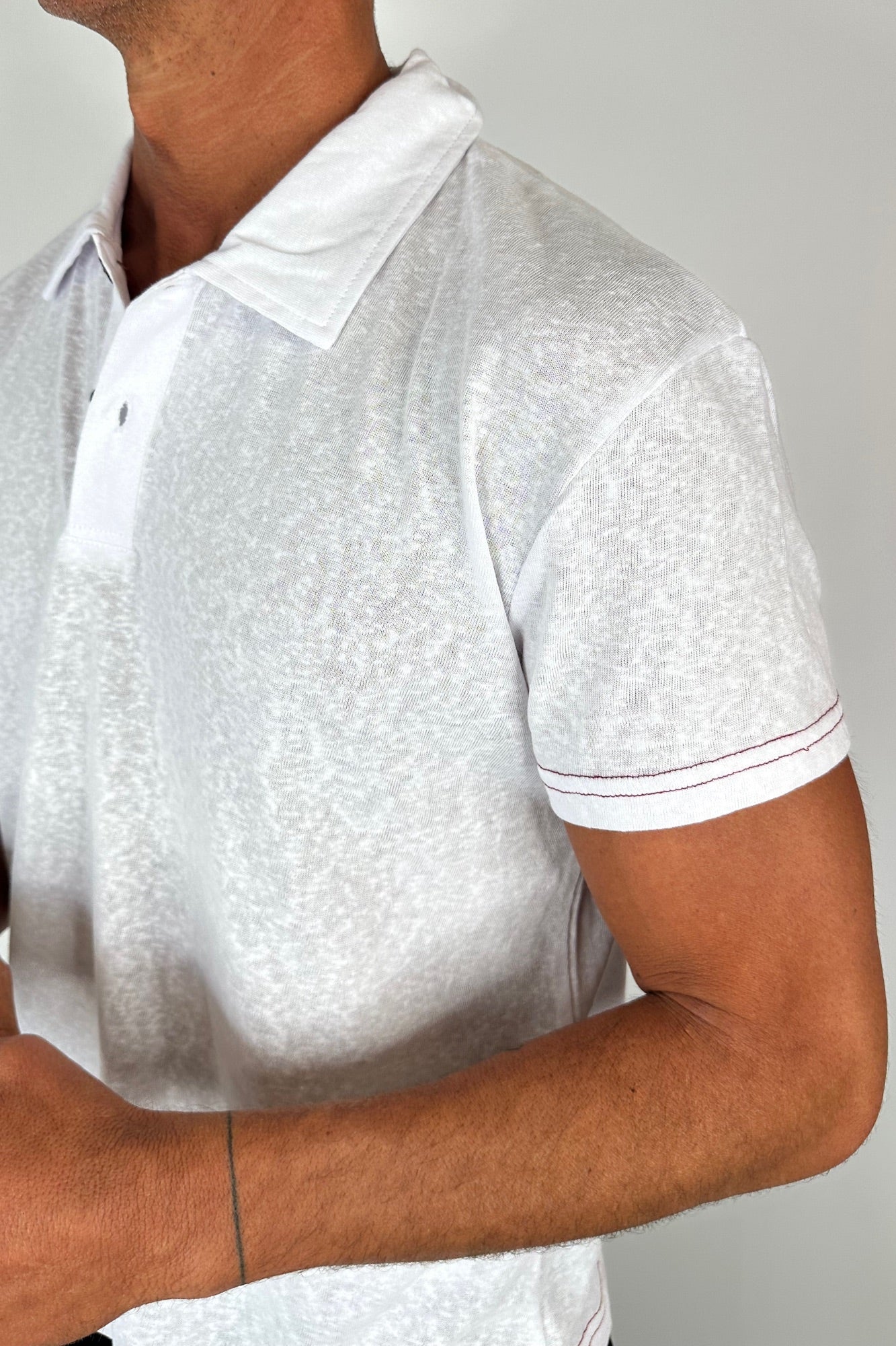 Eric Lightweight Polo White