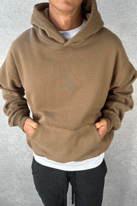 Roman Oversize Hoodie Choc