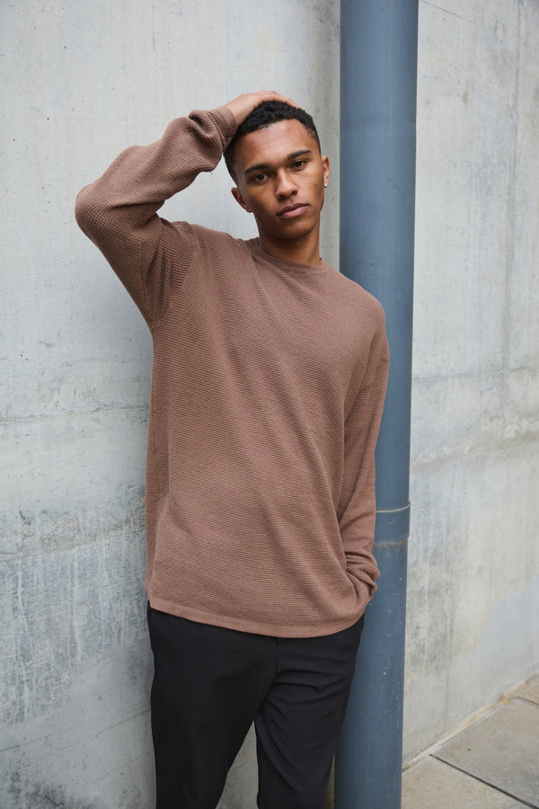 NTH Knitted Long Sleeve Choc - SALE