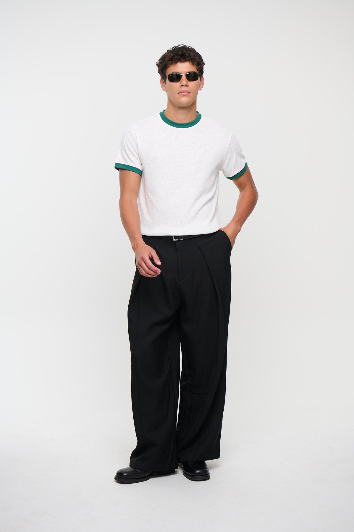 Soft Ringer Tee Emerald