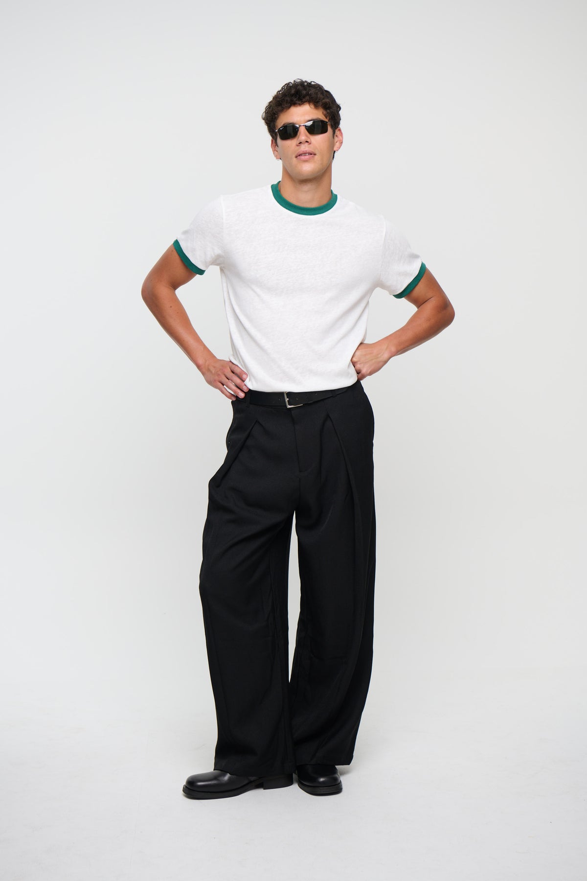 Soft Ringer Tee Emerald