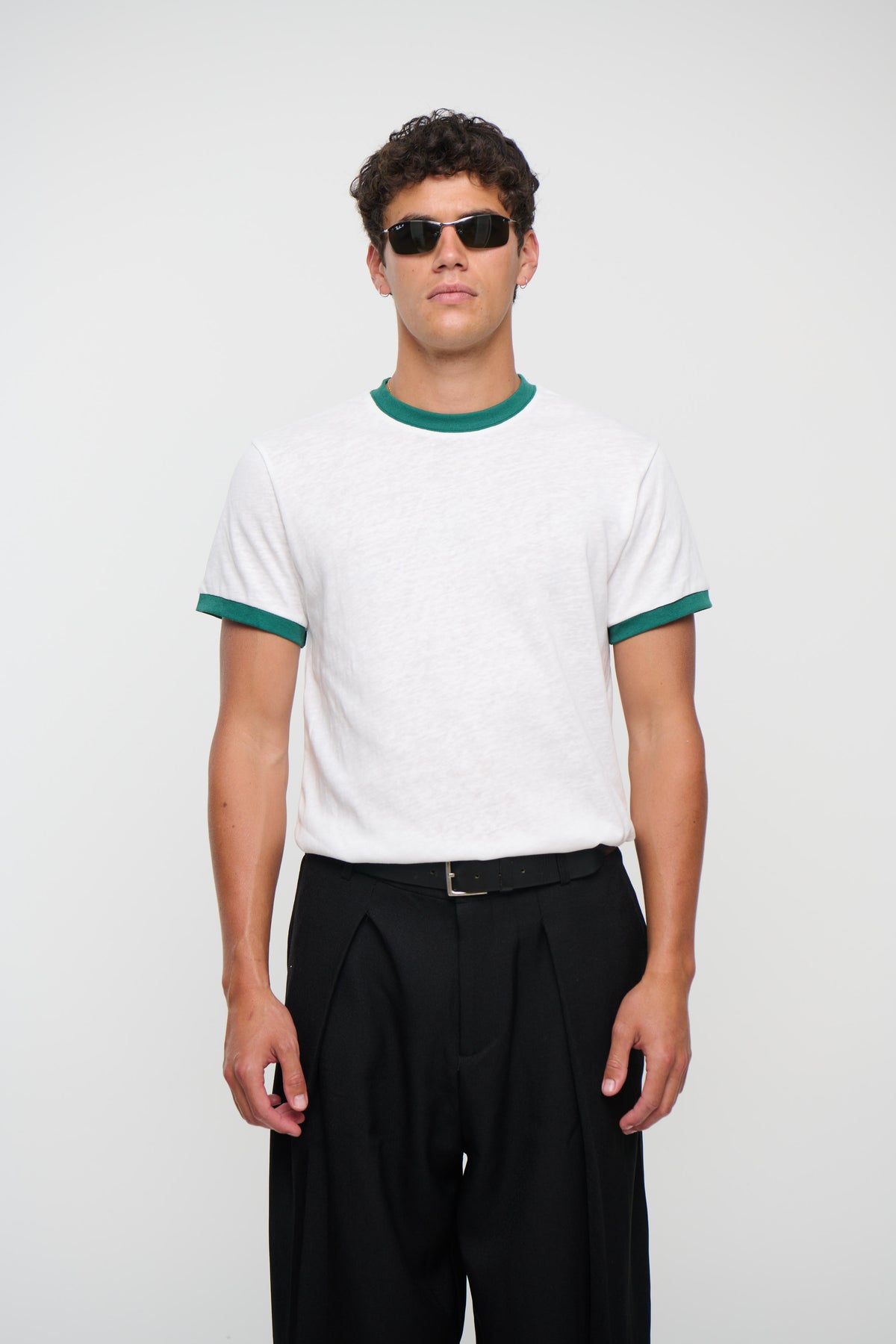 Soft Ringer Tee Emerald