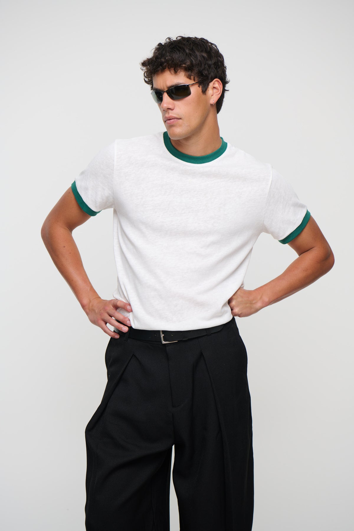 Soft Ringer Tee Emerald